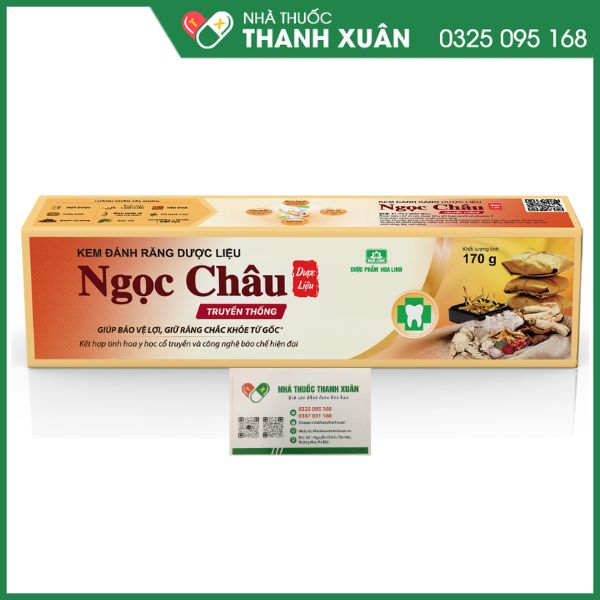 Kem đánh răng ngọc châu truyền thống - Giúp làm sạch, ngừa sâu răng